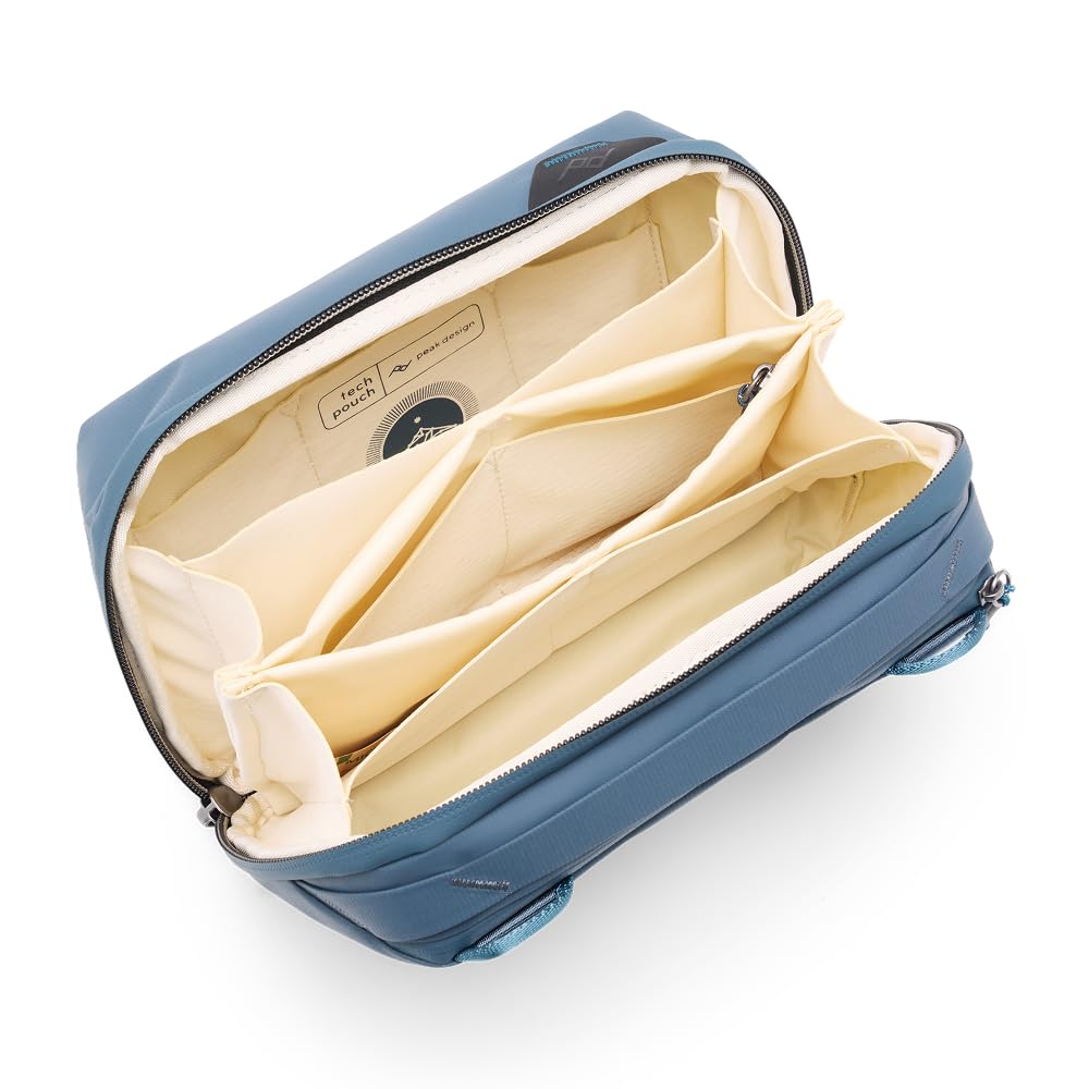 Tech Organizer Pouch with Structured Cable Storage