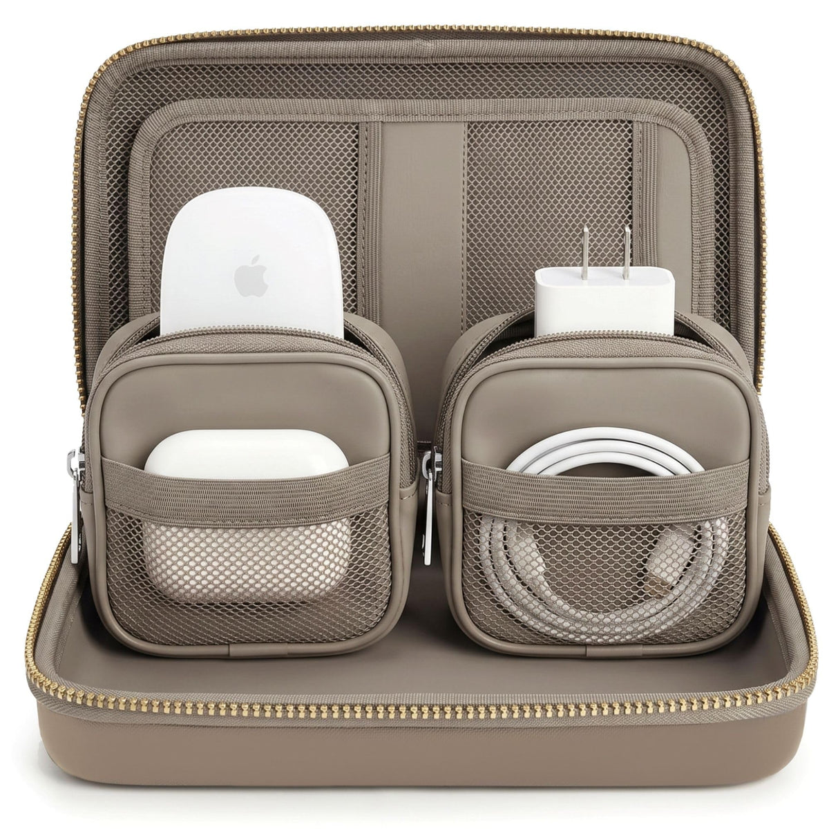 Hardshell Tech Organizer with Removable Pouches