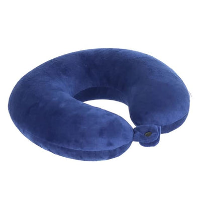 Memory Foam Travel Neck Pillow with Ergonomic Support
