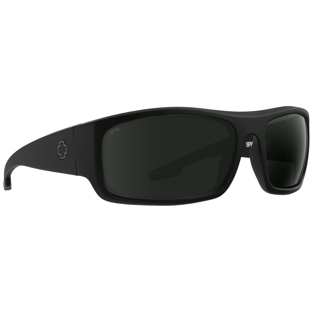 Rectangular Wrap Sunglasses with Contrast Lenses
