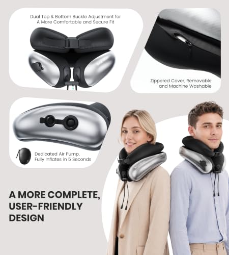 Adjustable Travel Neck Pillow with 360° Support