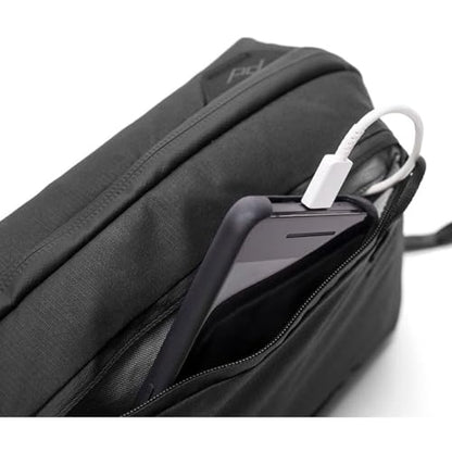 Tech Organizer Pouch with Structured Cable Storage
