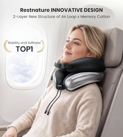 Adjustable Travel Neck Pillow with 360° Support