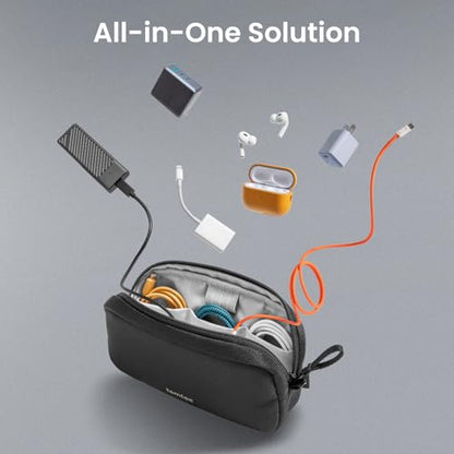 Water-Resistant Tech Organizer for Travel Essentials