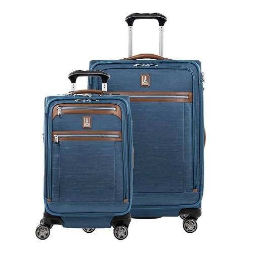 Softside Checked Luggage with 8-Wheel Spinner