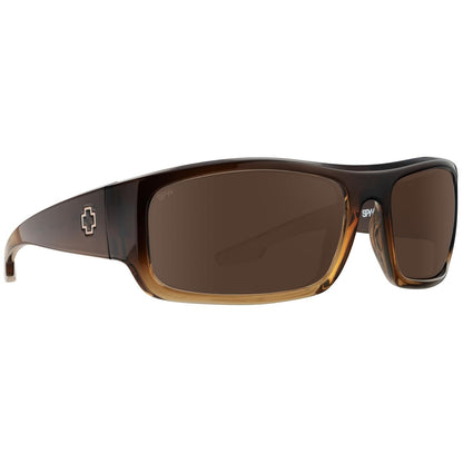 Rectangular Wrap Sunglasses with Contrast Lenses