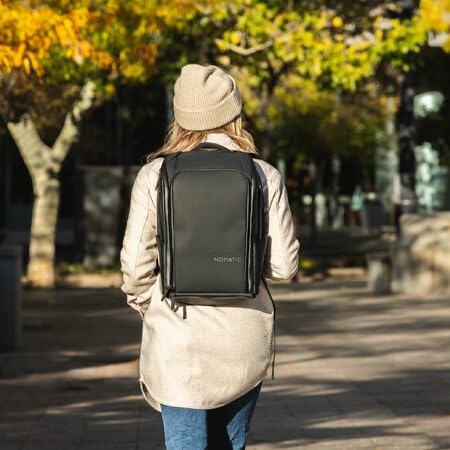 30L Expandable Travel Backpack with Laptop Sleeve