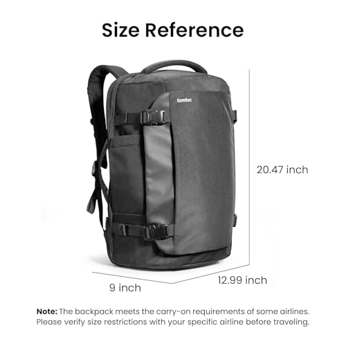 Carry-On Travel Backpack with TSA-Friendly Design