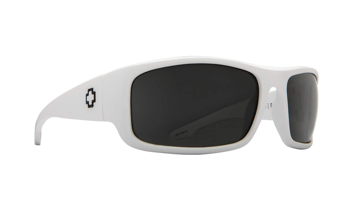 Rectangular Wrap Sunglasses with Contrast Lenses