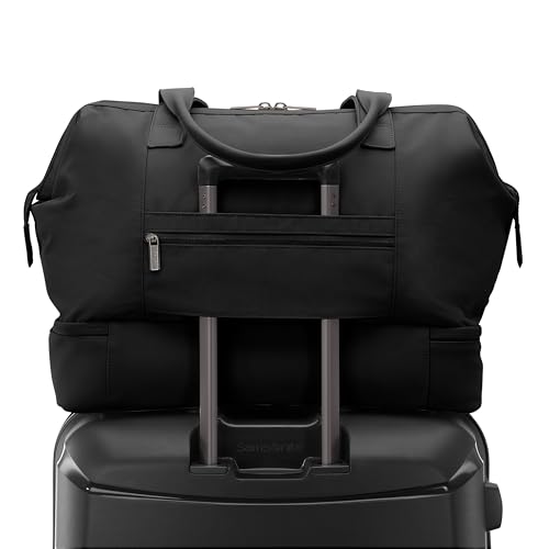 Weekender Bag with Drop-Bottom Compartment