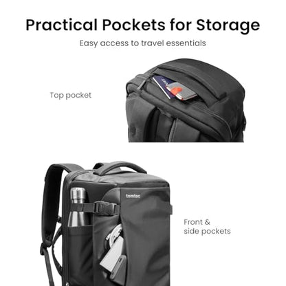 Carry-On Travel Backpack with TSA-Friendly Design