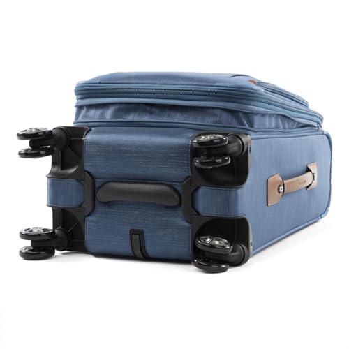 Softside Checked Luggage with 8-Wheel Spinner