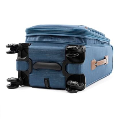 Softside Checked Luggage with 8-Wheel Spinner