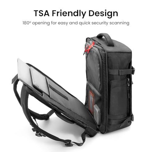 Carry-On Travel Backpack with TSA-Friendly Design
