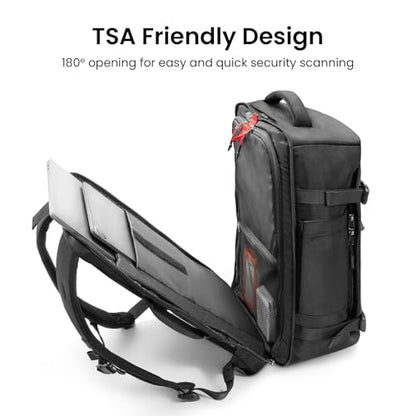Carry-On Travel Backpack with TSA-Friendly Design