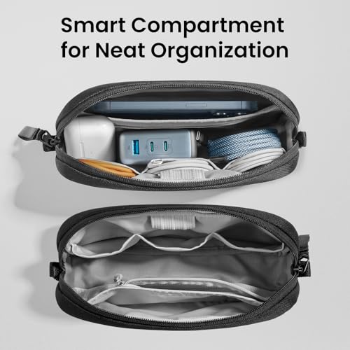 Water-Resistant Tech Organizer for Travel Essentials