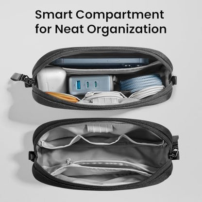 Water-Resistant Tech Organizer for Travel Essentials