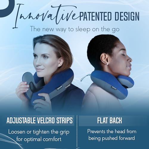 Travel Neck Pillow with Supportive Wrap Design