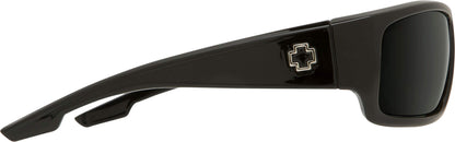 Rectangular Wrap Sunglasses with Contrast Lenses