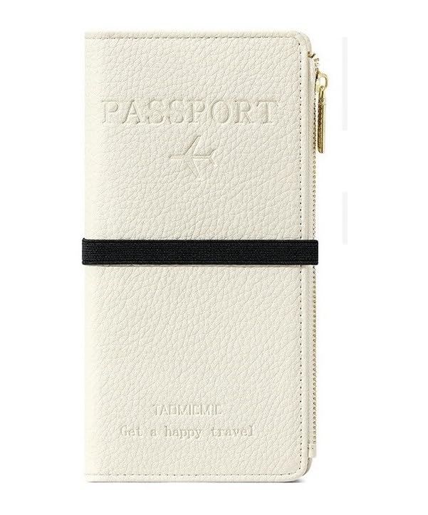 Leather RFID Passport Wallet with Travel Organizer