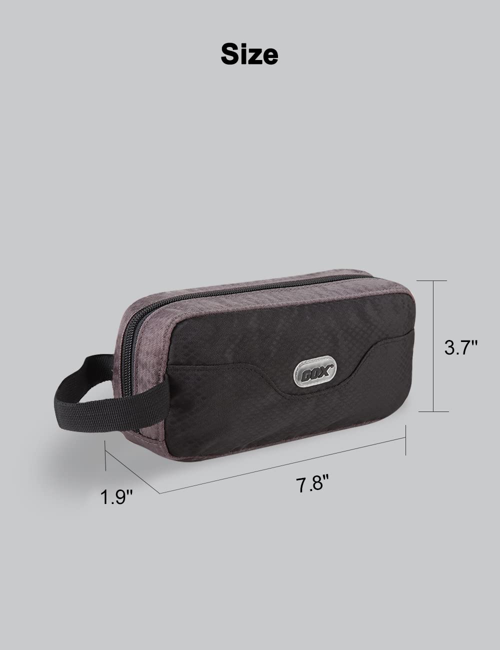 Men's Canvas Toiletry Bag with Compact Travel Design