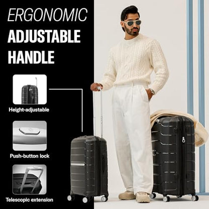 Hardside Expandable Luggage with Double Spinners