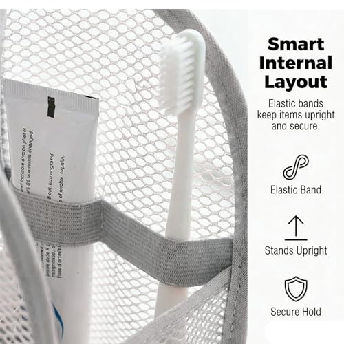 Waterproof Toiletry Bag with Large-Capacity Design