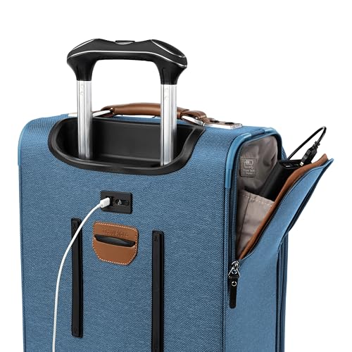 Softside Checked Luggage with 8-Wheel Spinner