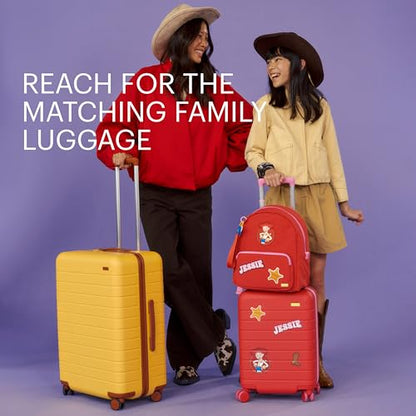 Carry-On Luggage with Smooth Spinner Wheels