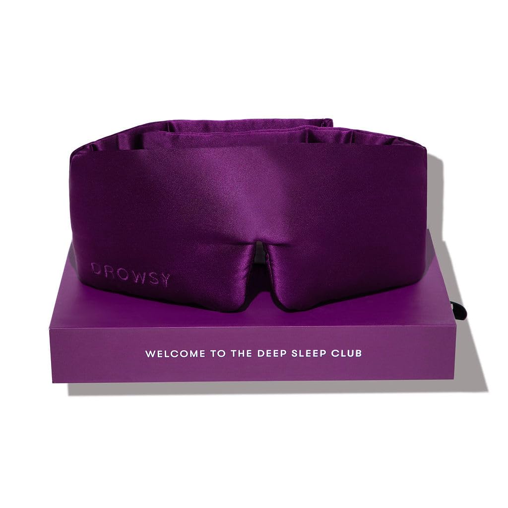 Silk Sleep Mask with Padded Light-Blocking Design