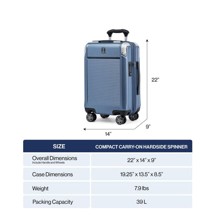 Hardside Spinner Luggage with TSA Lock and Expansion