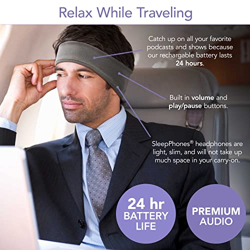 Wireless Sleep Headphones with 24-Hour Battery