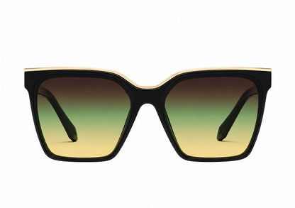 Women's Square Sunglasses with Modern Bold Frame