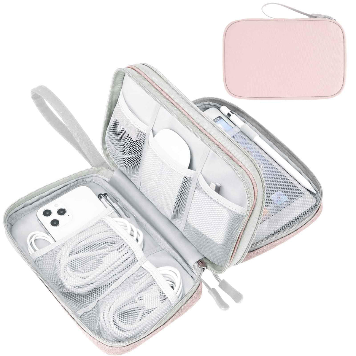Travel Tech Organizer Pouch for Cables and Accessories