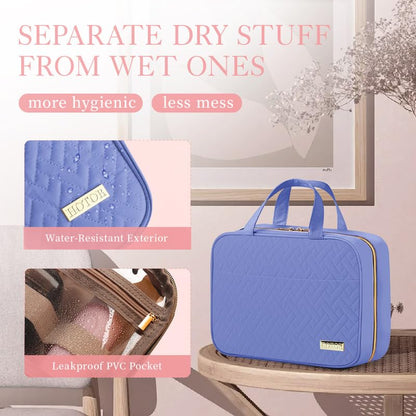 Hanging Travel Toiletry Bag with Spacious Organizer