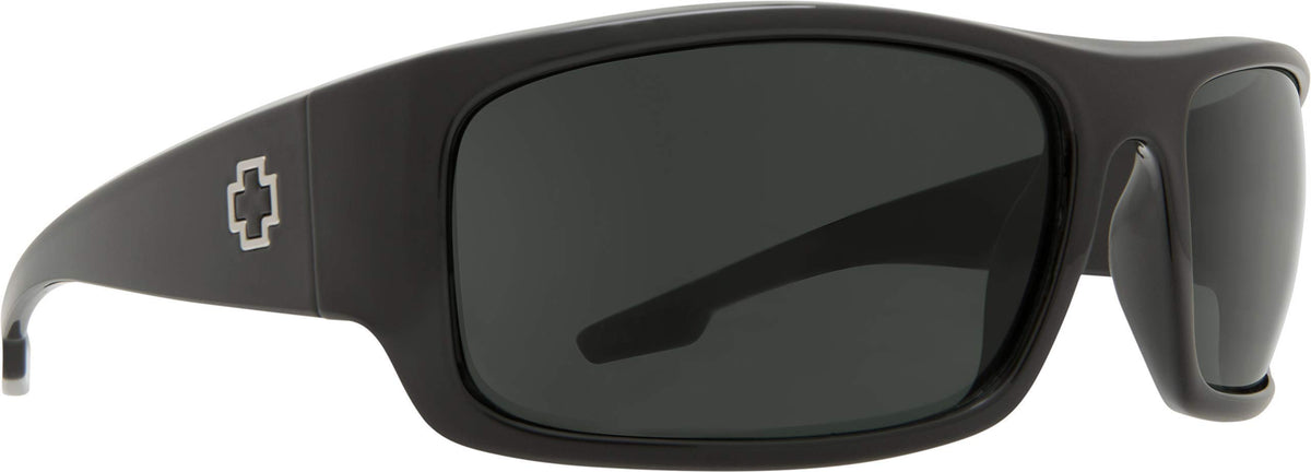 Rectangular Wrap Sunglasses with Contrast Lenses