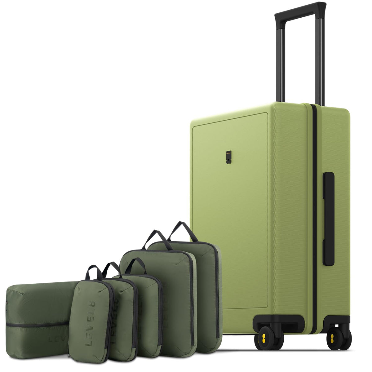 Hardside Spinner Luggage with Luminous Shell Design