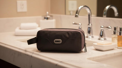 Men's Canvas Toiletry Bag with Compact Travel Design