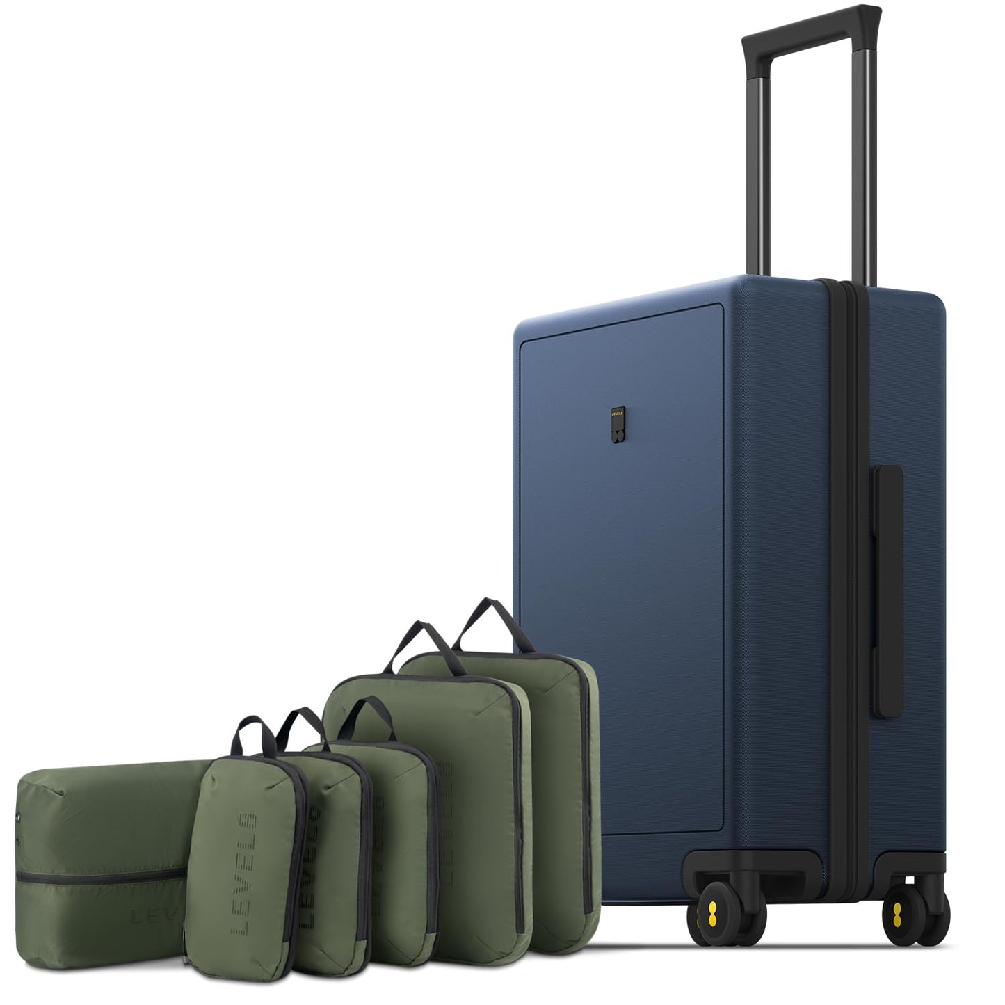Hardside Spinner Luggage with Luminous Shell Design