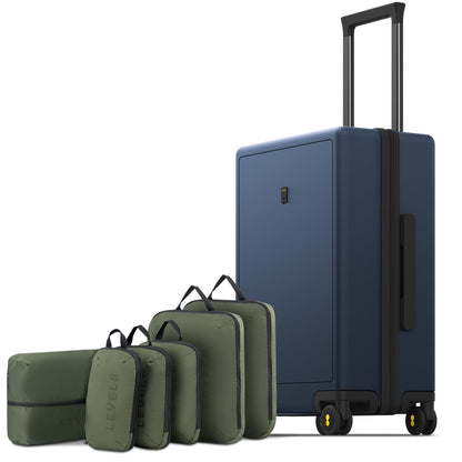 Hardside Spinner Luggage with Luminous Shell Design