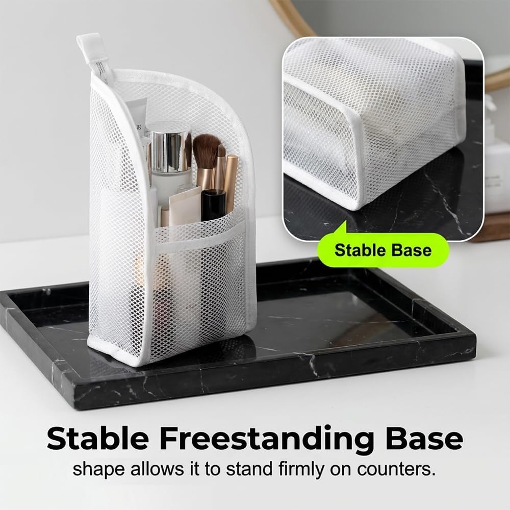 Lightweight Travel Toiletry Bag with Standing Design