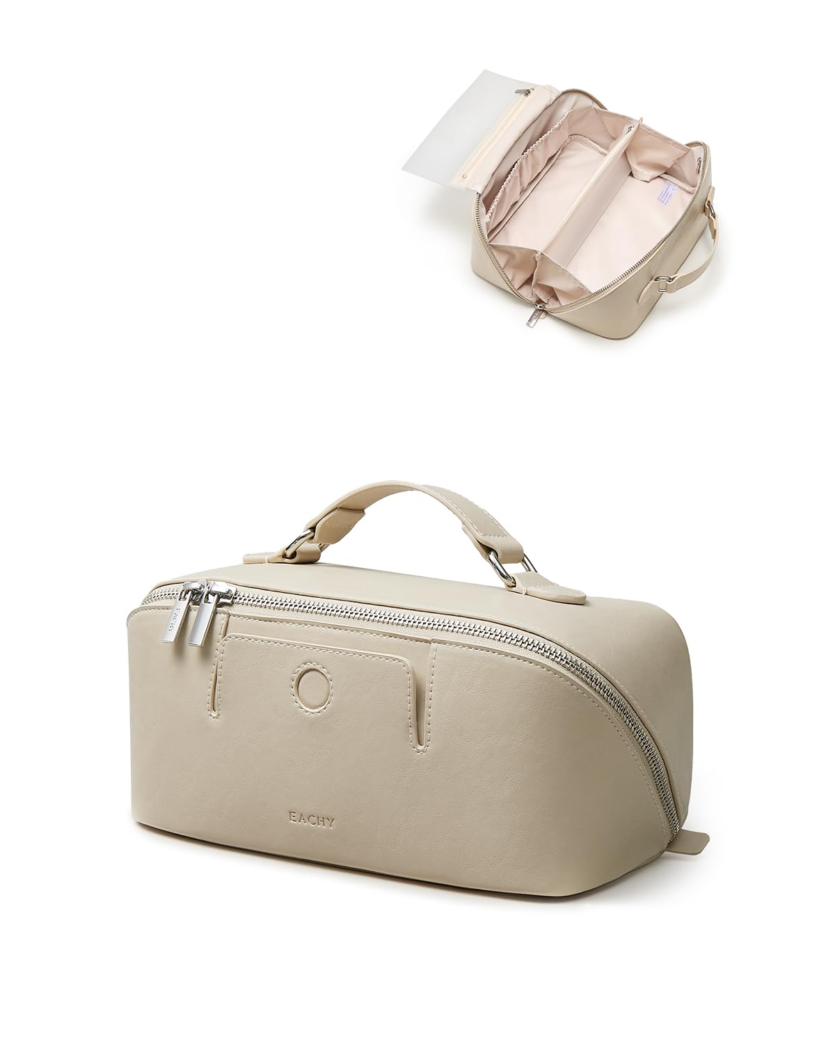 Men's Travel Toiletry Bag with Organizer Compartments