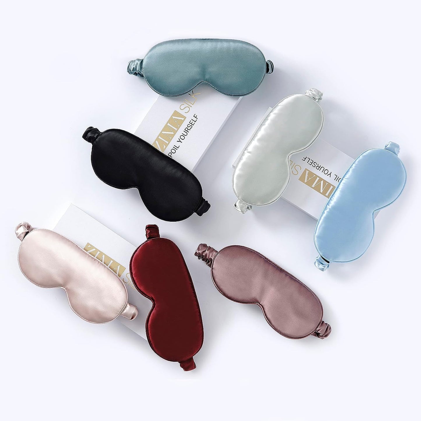 Mulberry Silk Sleep Mask with 3D Contoured Cups·