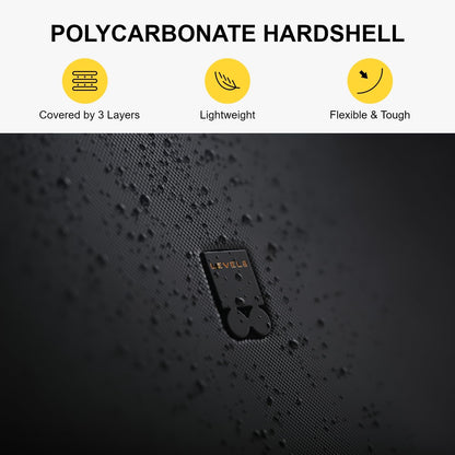 Hardside Spinner Luggage with Luminous Shell Design