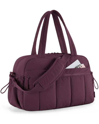 Women's Weekender Duffle Bag for Travel and Carry-On