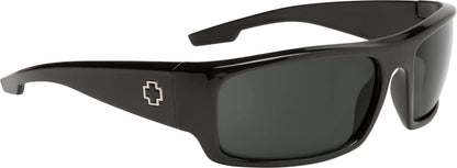 Rectangular Wrap Sunglasses with Contrast Lenses