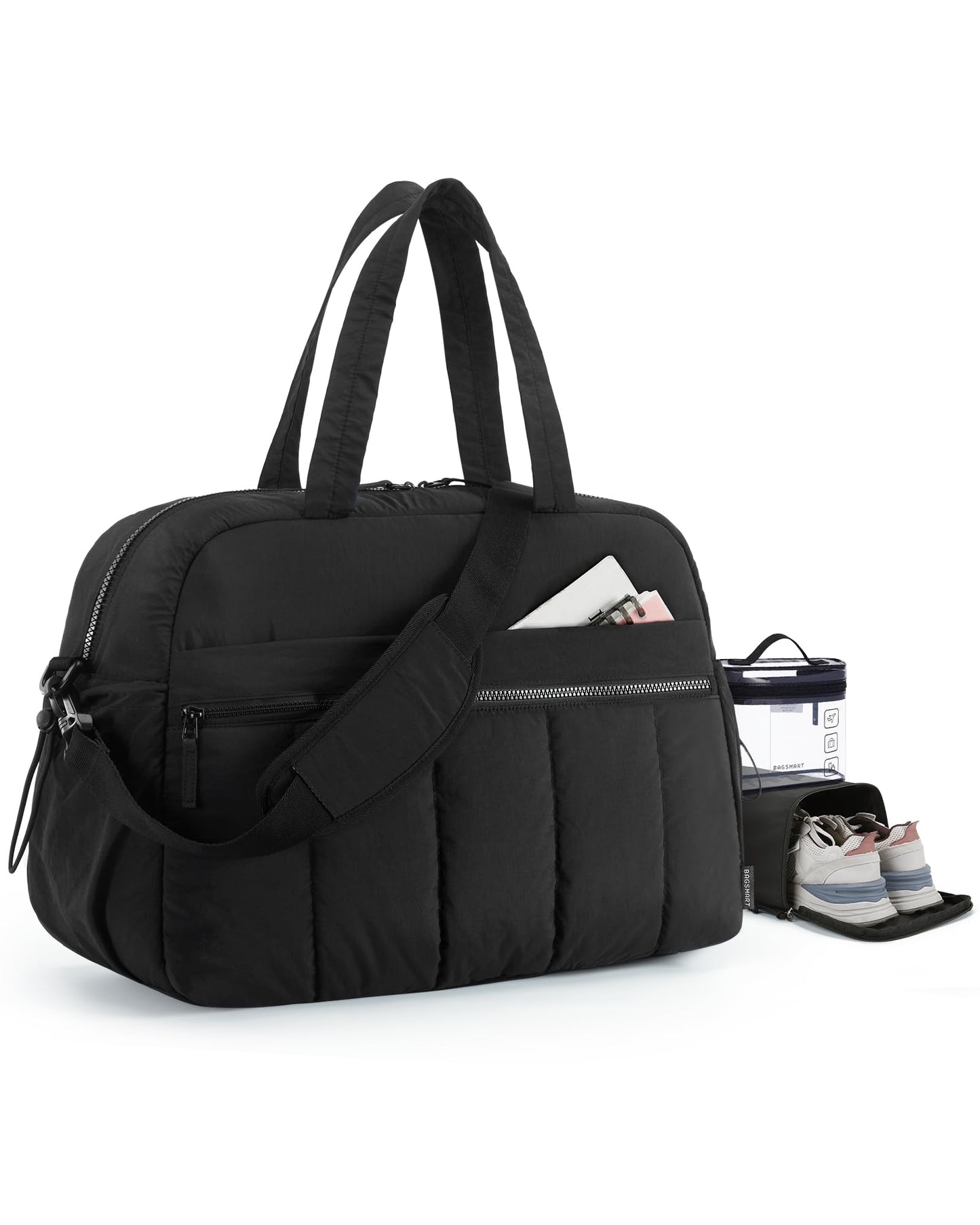 Women's Weekender Duffle Bag for Travel and Carry-On