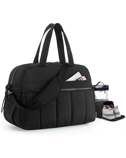 Women's Weekender Duffle Bag for Travel and Carry-On