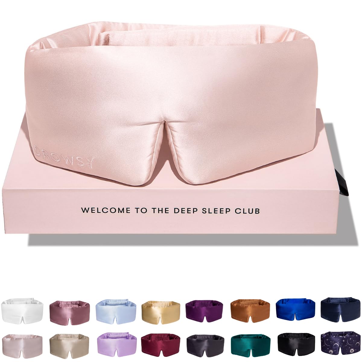 Silk Sleep Mask with Padded Light-Blocking Design