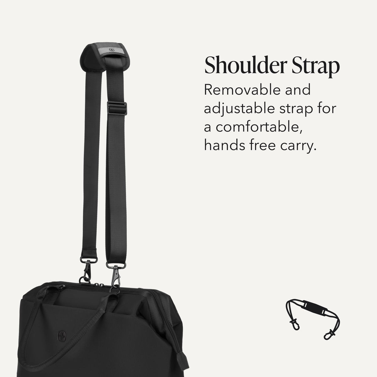 Hardside Carry-On Luggage with Built-In Cupholder